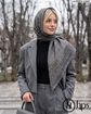 تصویر  روسری نخی کرپ دوردوخت 110