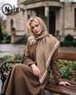 تصویر  روسری نخی کرپ دوردوخت 120