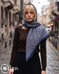 تصویر  روسری نخی کرپ دوردوخت 120