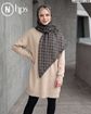 تصویر  روسری نخی کرپ دست دوز 120