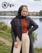 تصویر  روسری نخی کرپ دوردوخت 120